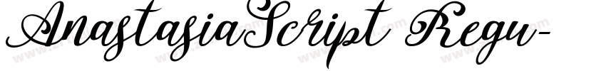 AnastasiaScript Regu字体转换